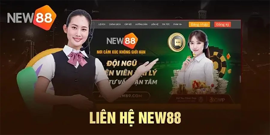 Liên hệ New88 giải đáp mọi thắc mắc và vấn đề